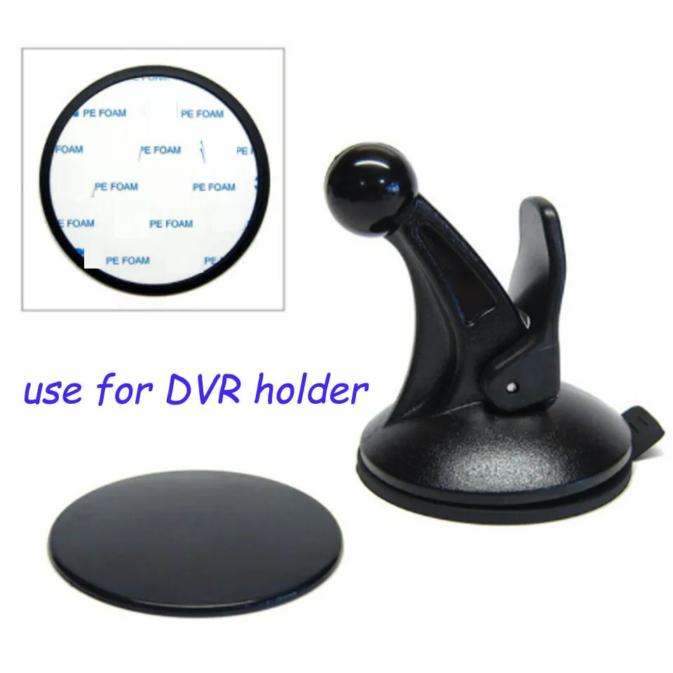 Universal Glue Adhesive Sticker Car Dash Camera Mount Pad Suction Cup Bracket Base on Car Central Console Dashboard for DVR GPS