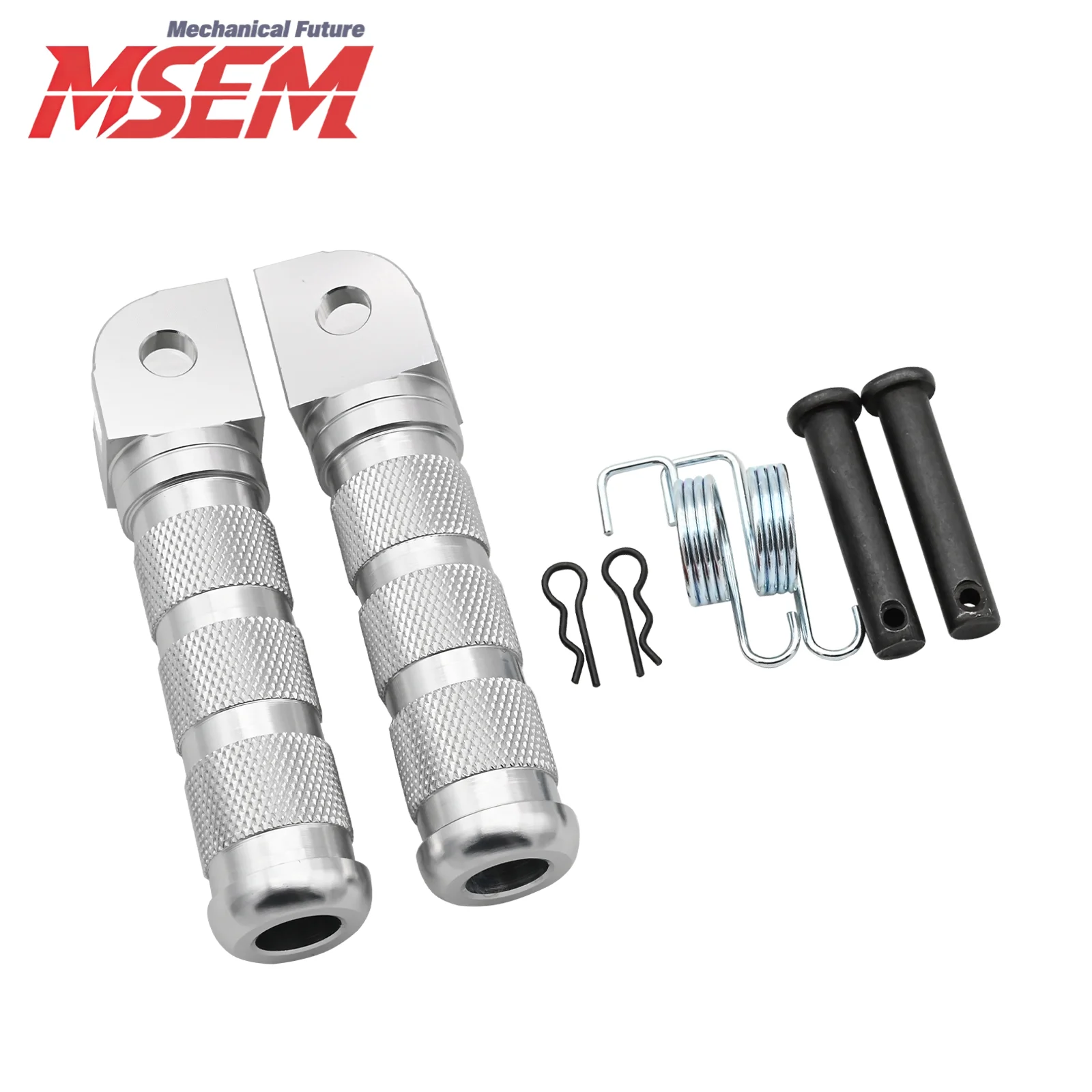 For Honda Kawasaki Yamaha Suzuki GSX S750 S1000 S1000F 250R R600 R750  Motorcycl Aluminum Front Foot Peg Footpeg Footrest