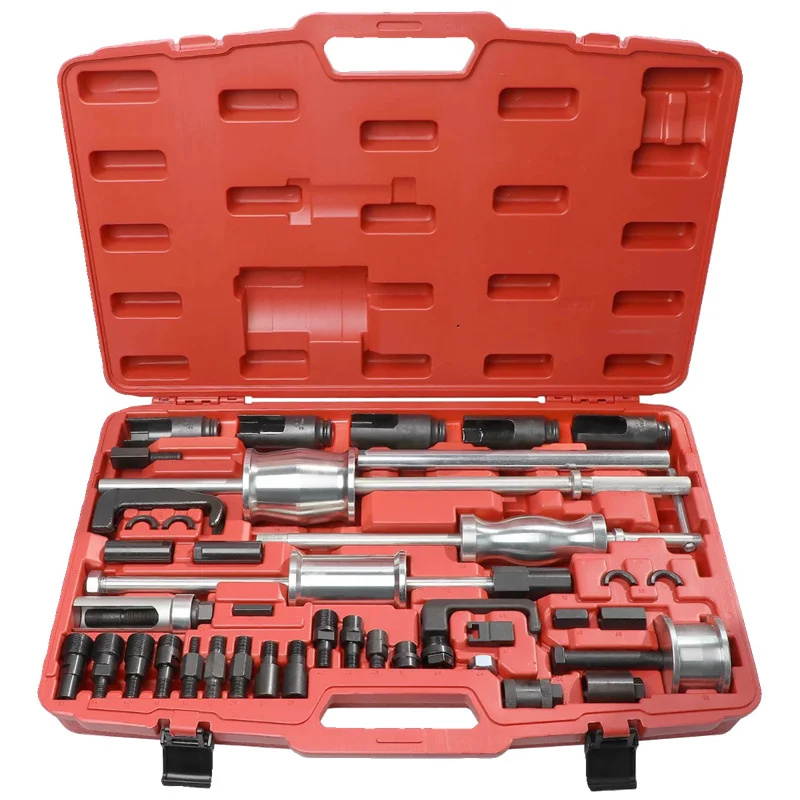 

40pcs Universal All Car Diesel Vehicle Injector Removal Tool Pull Injector Tool Auto Repair Tools set