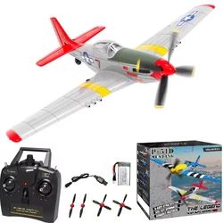 Volantexrc Plane, 2.4G 4CH Remote Control, With Xpilot Stability System, Aerobatic Flight (761-5 V2)P51D Mustang RC Airplane