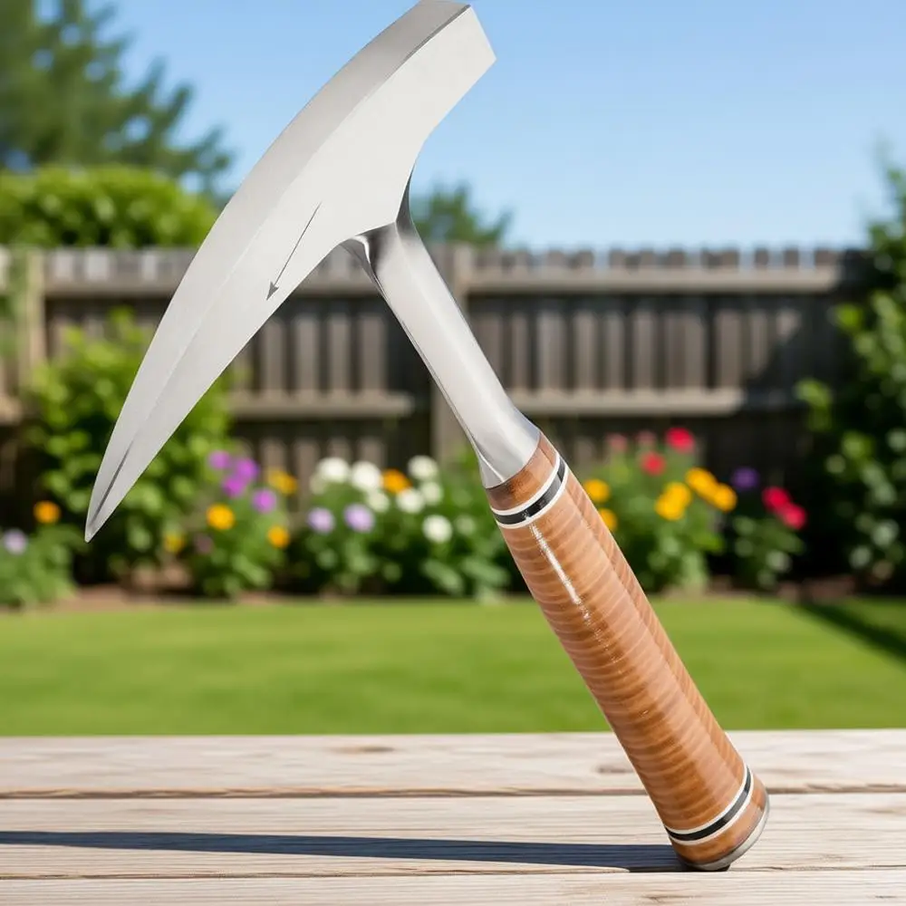 

Геологический молоток американского производства, 22 унции, с заостренным концом и рукояткой из натуральной кожи