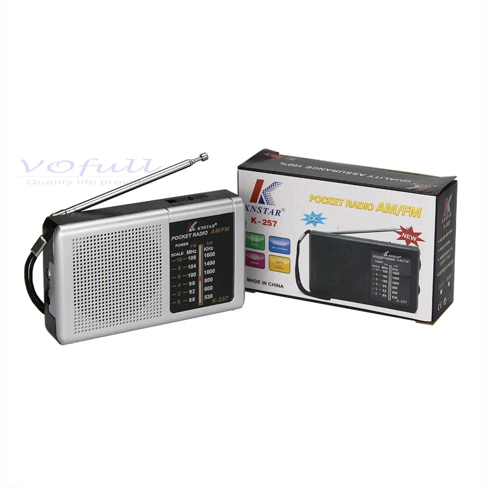 Vofull   Am Fm dual band radio  portable Radio  mobile mini pocket radio