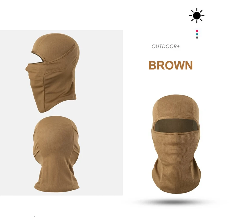 3 Teile/satz Unisex Sonnencreme Atmungsaktive Sturmhaube Hut Männer Radfahren Volle Gesicht Maske Outdoor Sport Angeln Laufen Wandern Skifahren Maske – Detail 11
