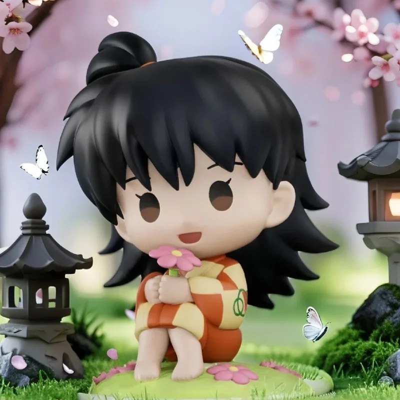 Genuino set da seduta Inuyasha spogliatoio fatto a mano modello di scatola cieca ornamenti regali circostante platycodon grandiflorum Ge Wei