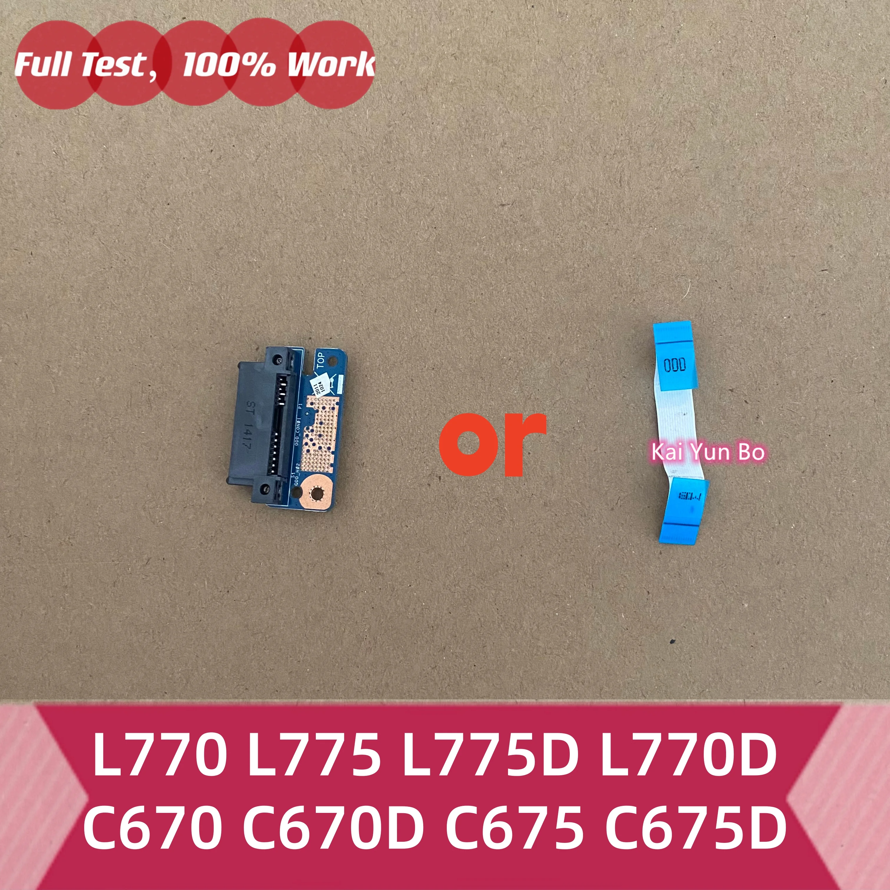 08N2-1B90J00 Para Toshiba Satellite L770 L775 L775D L770D C670 C670D C675 C675D Placa o Cable SATA para Unidad de Disco Óptico ODD DVD