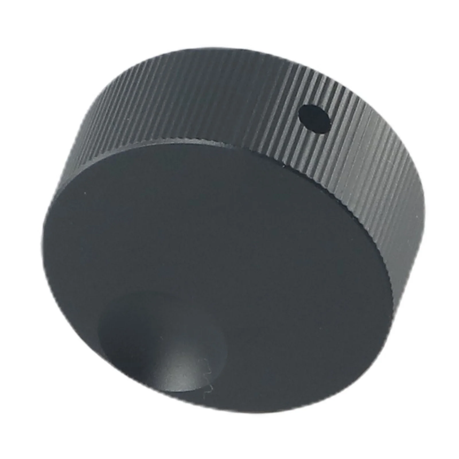 Pokrętło enkodera, pokrętło regulacji głośności do potencjometru 6mm, matowe, pełne, aluminiowe pokrętło 32x13mm, antypoślizgowe, czarne, praktyczne.