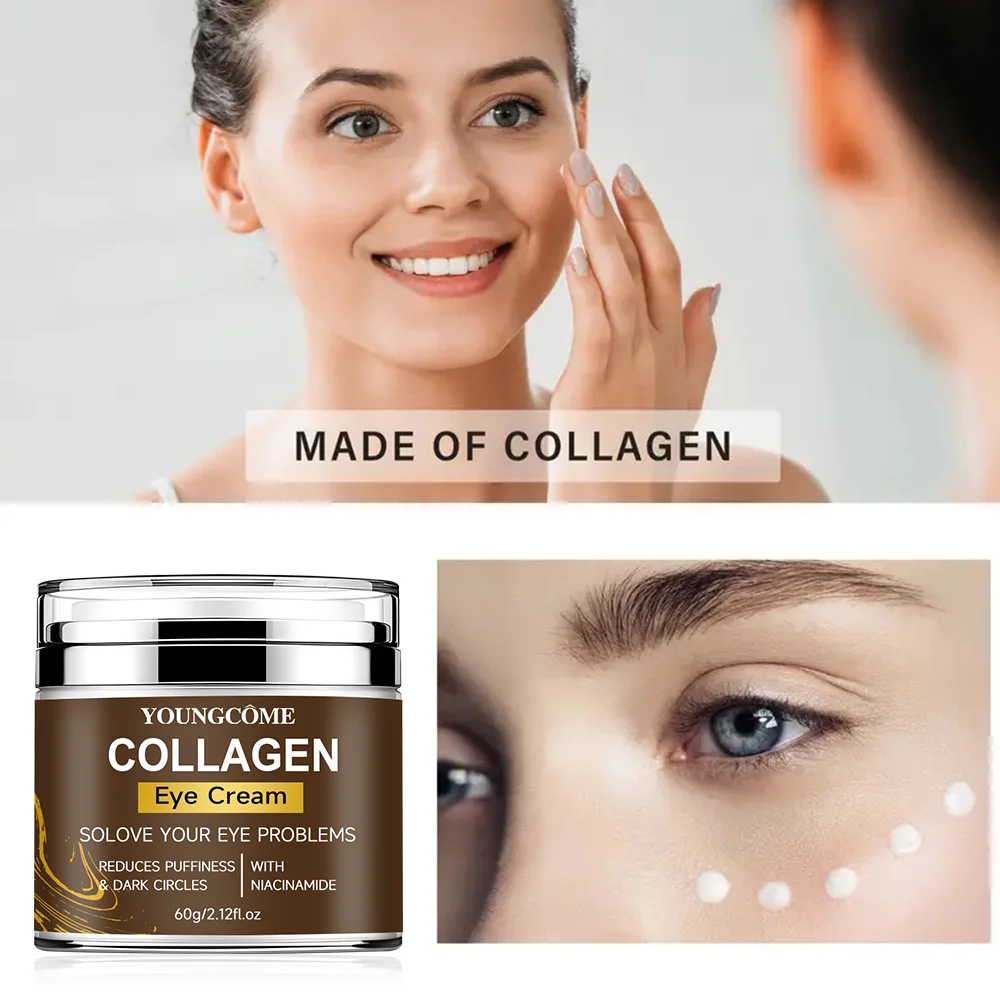 Collageen Oogserum Verstevigende Oogcrème Verwijdert Donkere Kringen Oogzak Verstevigende Lifting Vervagen Fijne Lijntjes Verbeteren Huid Retinol Oogcrème