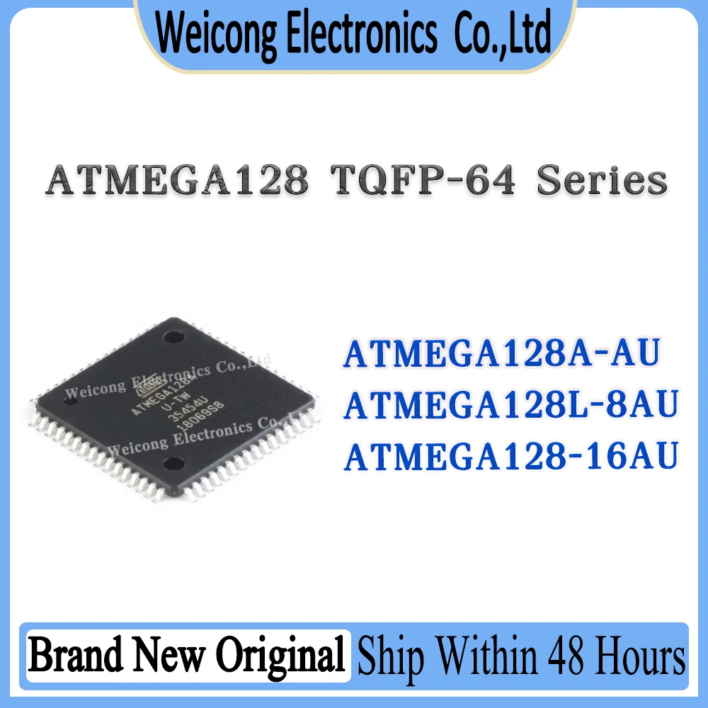 ATMEGA128A-AU ATMEGA128L-8AU ATMEGA128-16AU ATMEGA128A ATMEGA128L ATMEGA128 ATMEGA New Original IC MCU Chip TQFP-64