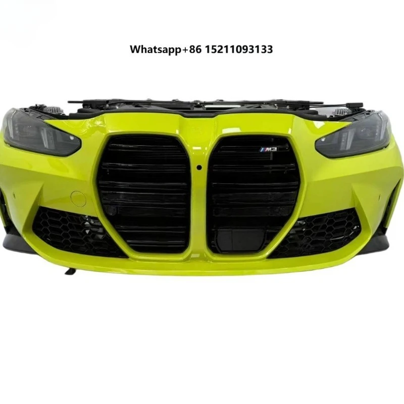 High Quality Used for M3 G80 Front Bumper Cover Assembly Nose Cut for 2021 2022 2023 2024 G80 Front End