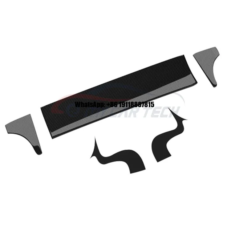 

Car Spoilers 2016 M-ustang Rear Spoiler Carbon Fiber Rear Trunk Wing Spoiler for Mustang 2015 2017 2018 2019 2021 2022 2020