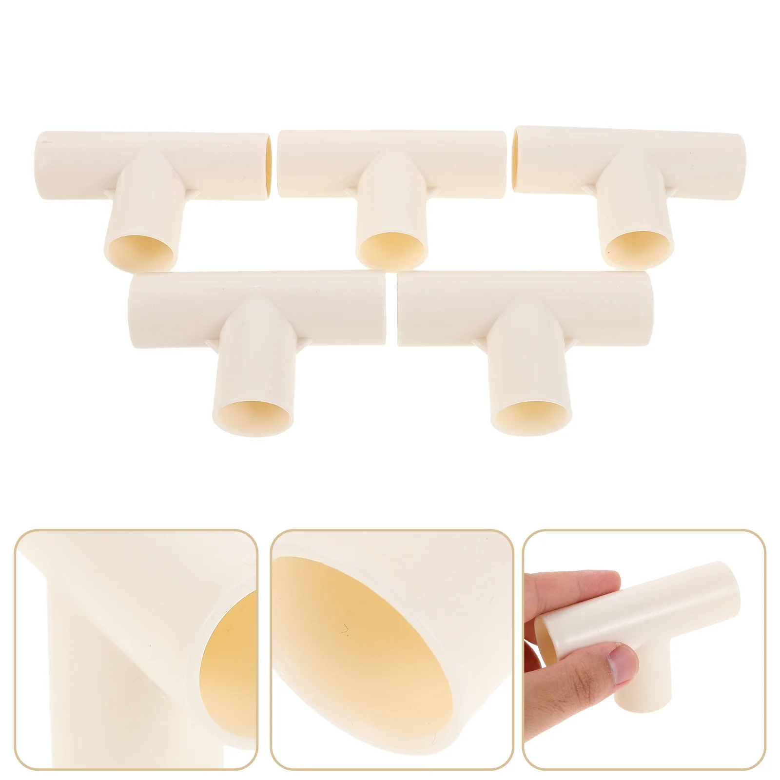 

20Pcs Play Yard Accessories Replacement T Connector Plastic Tee Joints Playpen Assembly Parts Fence Connector Replacement