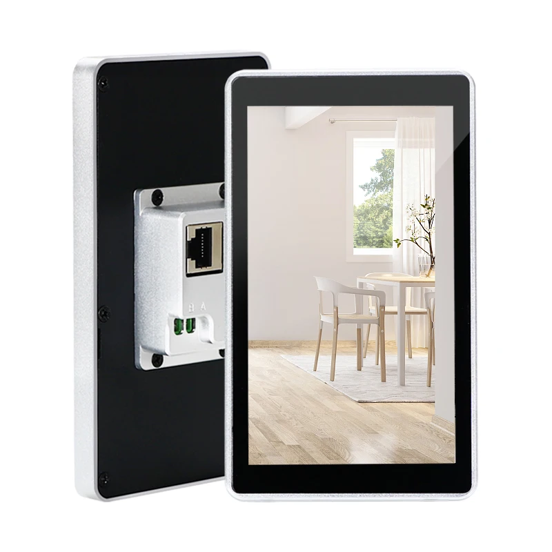 TFL サンワールド YC-SM55P 5インチ スマートホームシステム タッチスクリーンコントロールパネル RJ45 POE リレー 12V 最大電圧 リモートコントロールスイッチ