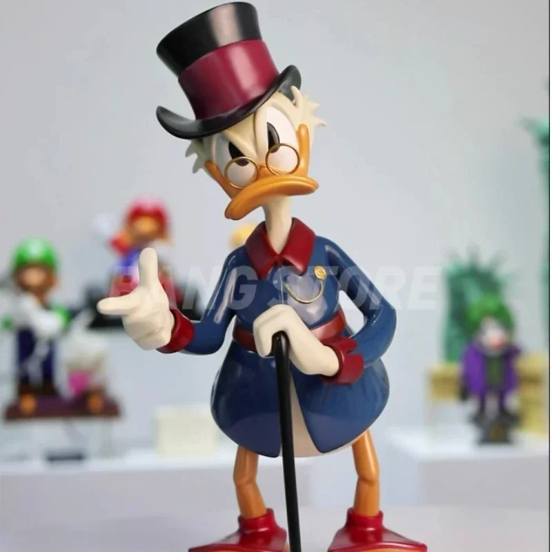 Disney Original Cartoon Character Model Retro Donald Duck Doll Desktop Ornaments Collection Animation Toy Model Gift