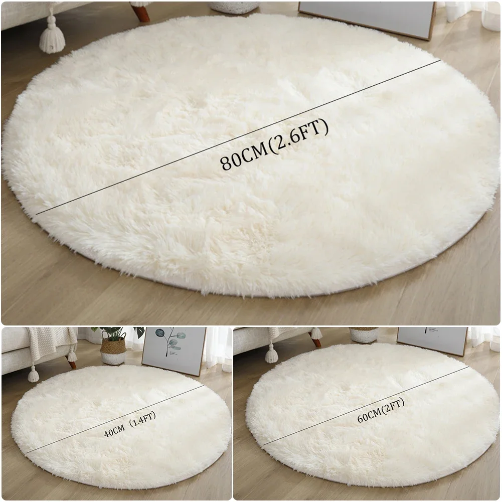 40/60/80cm Soft Carpet Slip-resistant Bathing Room Rug Floor Door Mat Floor Door Cushion Mat Rug Floor Chairs Bed Home Decoratio