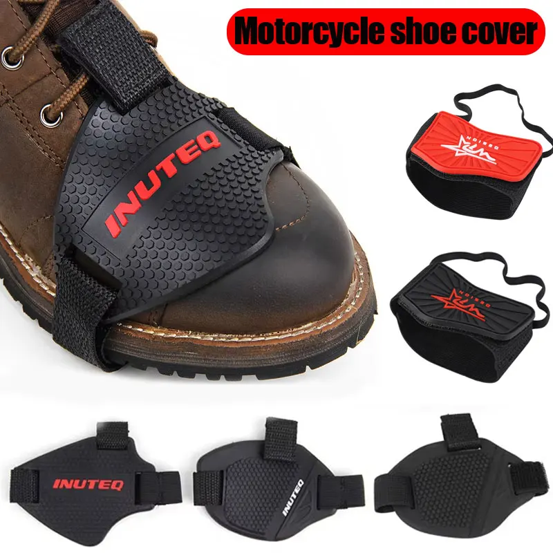 Motorcycle Shift Pad Gear Shoe Cover Durable Light Weight Rubber Boot Shoe Protector Adjustable Riding motorcycle Accessories