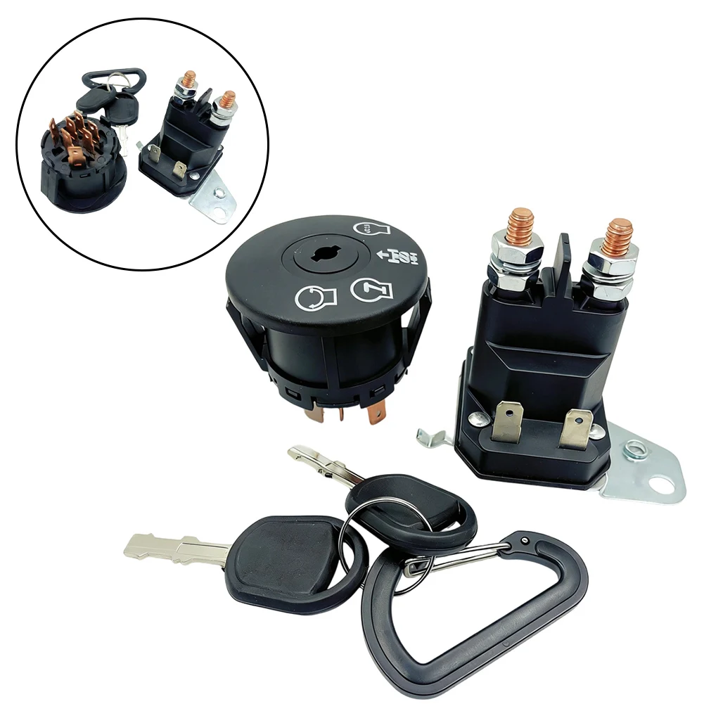 

Lawn Mowers Tractor Ignition Switch With Key 532193350 Starter Solenoid 725-06153A Lawn Mower Replacement Parts