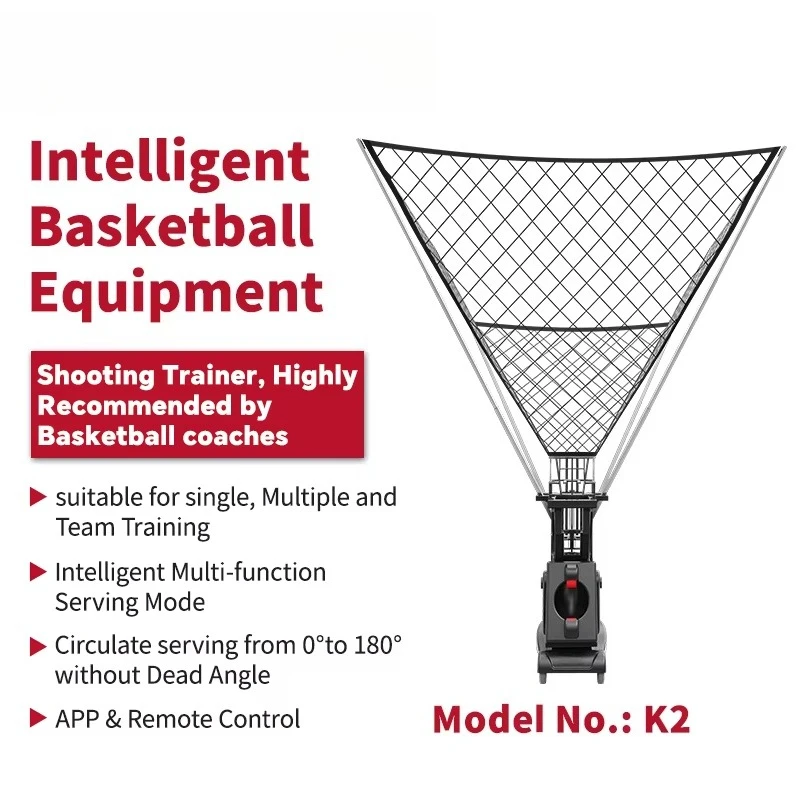 Professional SIBOASI K2 Basketball Shooting Machine APP Control Basketball Rebounding Machine Training Equipment