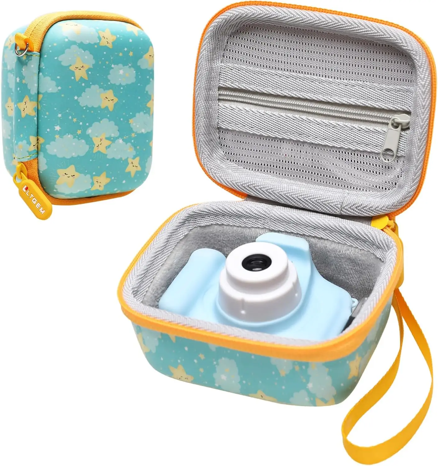 LTGEM Kids Camera Case for Seckton/Desuccus/PROGRACE/Rindol/GKTZ/Dylanto/OZMI/NINE CUBE Kids Camera Toys Storage Box