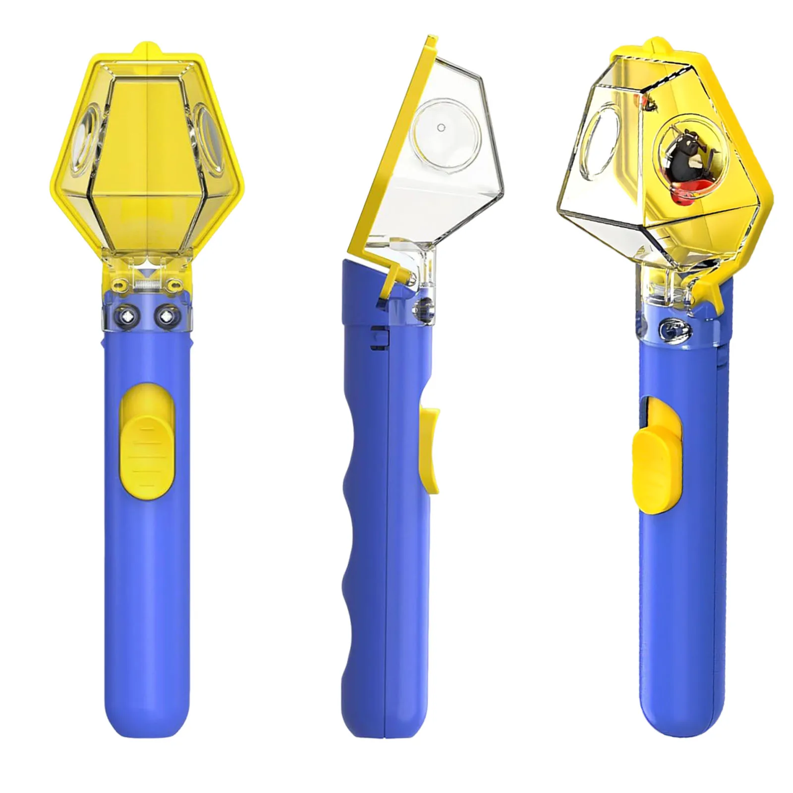 Portable Insect Catcher Safe Release Mechanism Kids Handheld Bug Catcher Transparent Spiders Observer Box for Adults Boys Girls