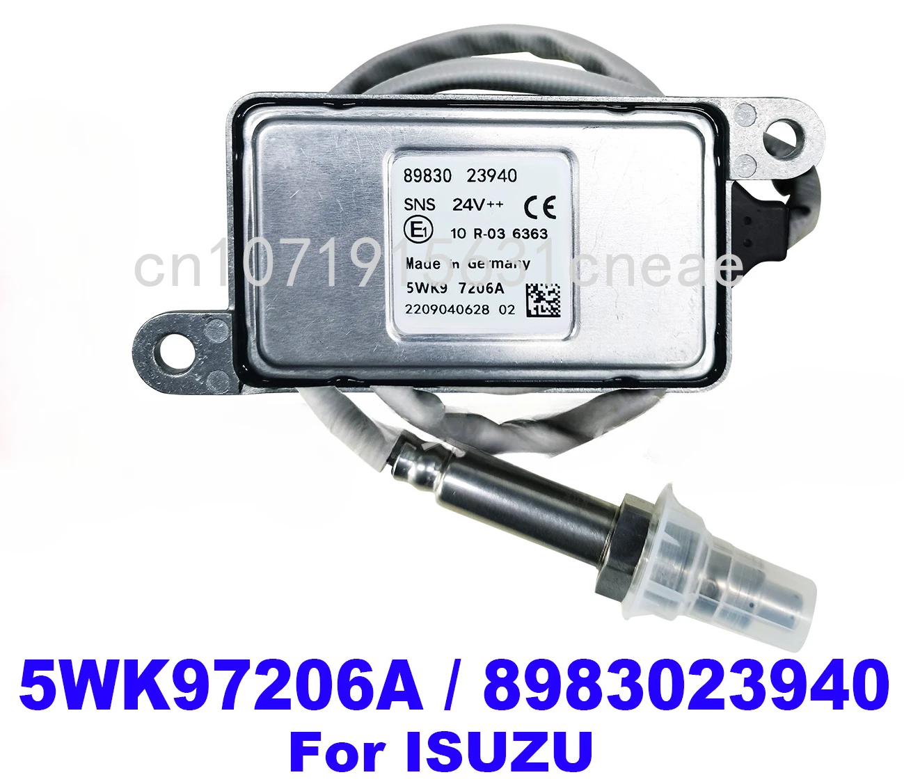 

5WK97206A 8983023940 NOx Sensor Nitrogen Oxide 24V For ISUZU Truck Parts