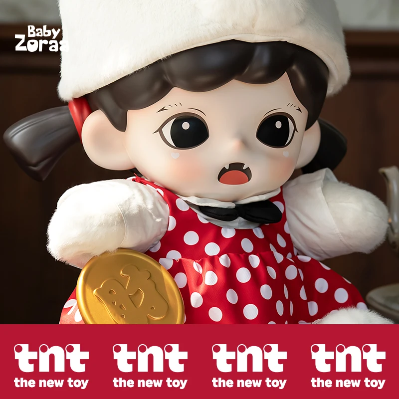 Zoraa Meow Bao Lucky Fortune Pudding Cat Vinyl Plush Large Size Collectible Art Toy Home Desk Decor Gift