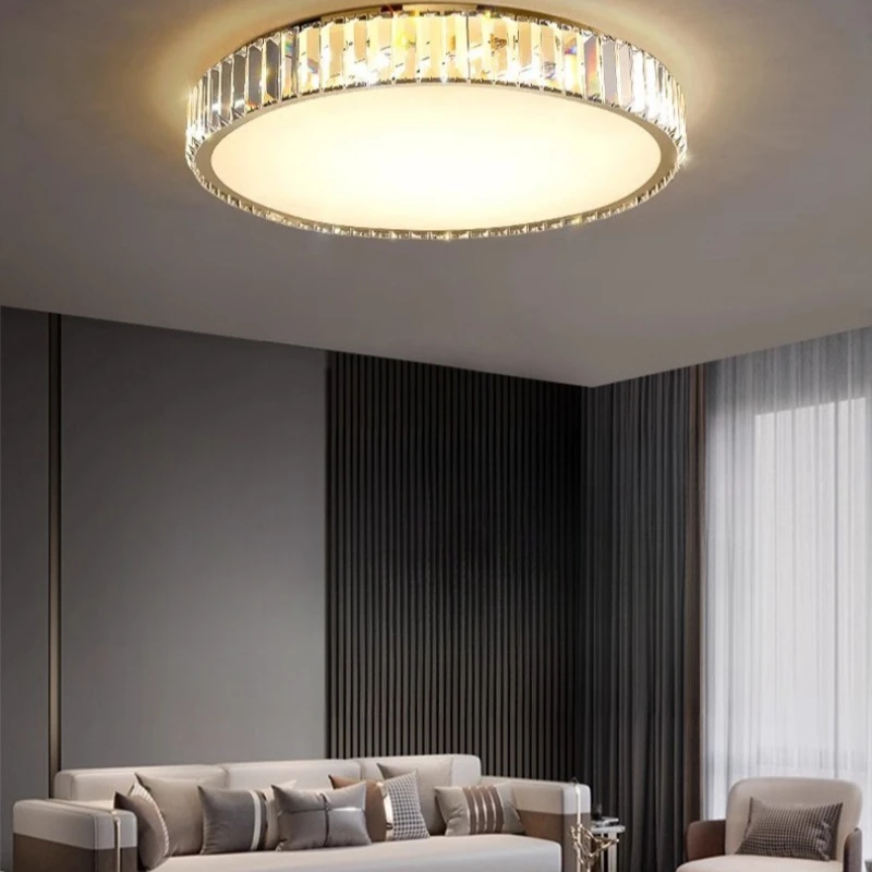 European Crystal LED Pendant Light Home Decor Lamp Living Room Bedroom Homestay Designer Personality Creative Ceiling Chandelier