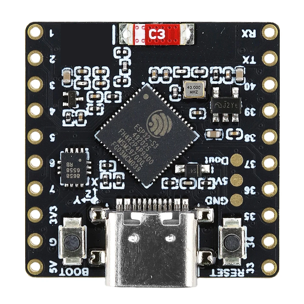 ESP32-S3 Mini Development Board with 8x8 RGB LED Matrix 2.4GHz WiFi BLE Low Power Bluetooth Wireless Module For Arduino Smart