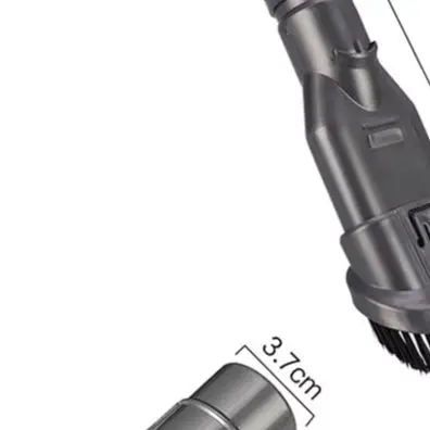 Набор из 6 насадок для пылесоса с адаптером для щелевой насадки для Dyson DC32 DC33 DC19 T2, аксессуары для уборки дома и автомобиля, серый цвет.