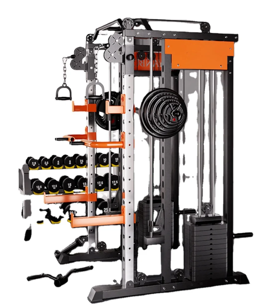 

Household bird clip chest gantry comprehensive trainer frame free squat bench press fitness equipment combination