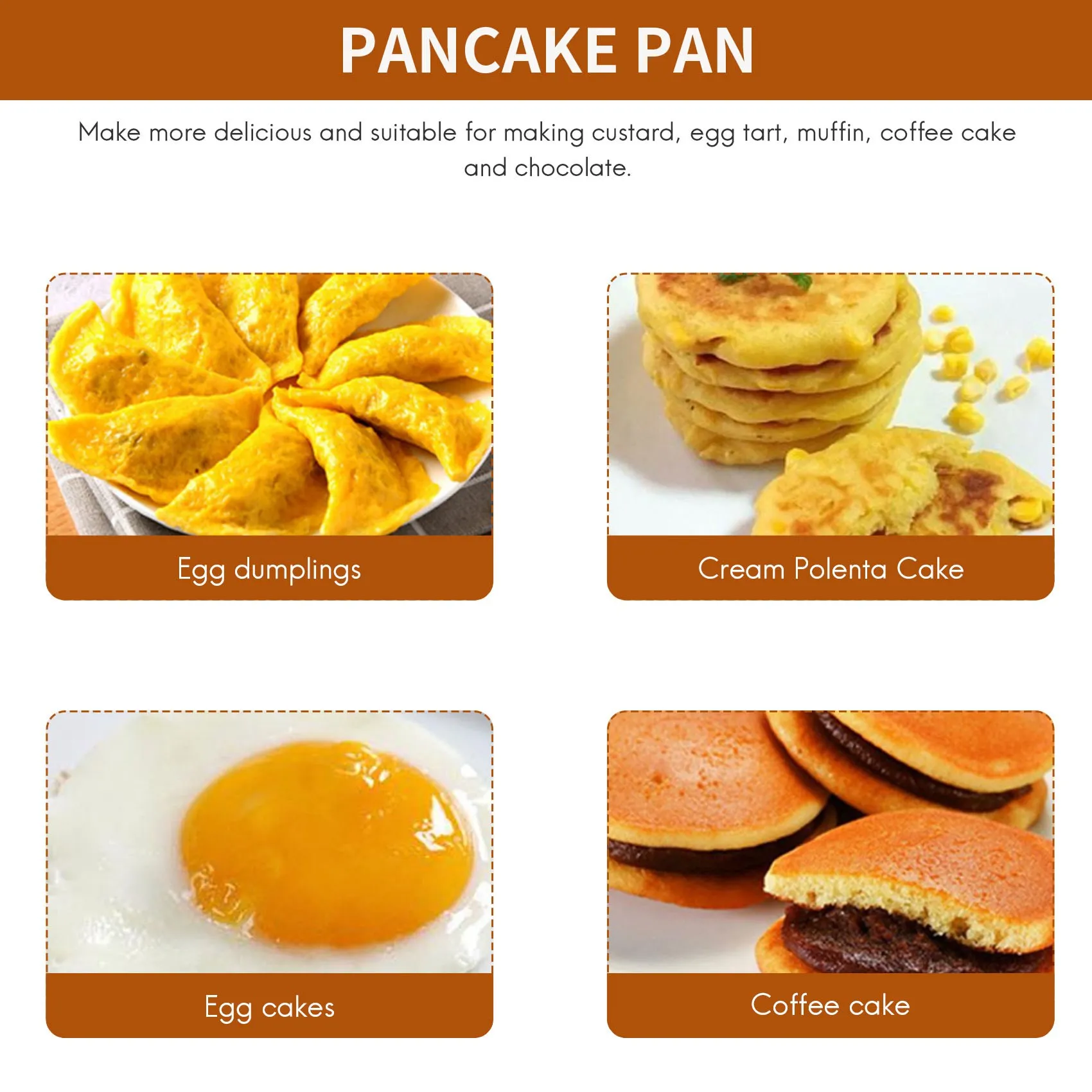 مقلاة فطائر محشوة غير لاصقة من الحديد الزهر، مونك/ايبلسكيفر، صينية من الحديد الزهر لمختلف الأطعمة الكروية الساخنة #6