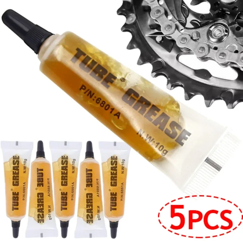 5-1pcs Car Gear Grease Bicycle Gear Valves Chain Lithium Grease Tools Car Bearing Mechanical Equipment Lubricating Oil