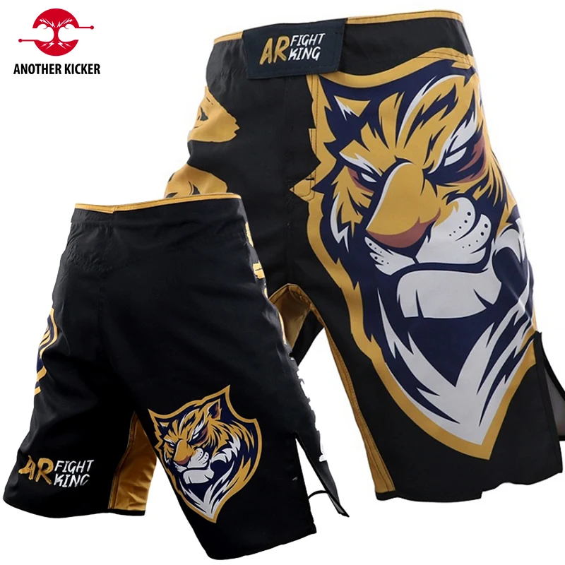 Tiger Muay Thai Mixed Martial Arts Training Boxing Shorts Beach Fitness Jiu-jitsu Running Sanda Kickboxing Pants Men MMA Trunks