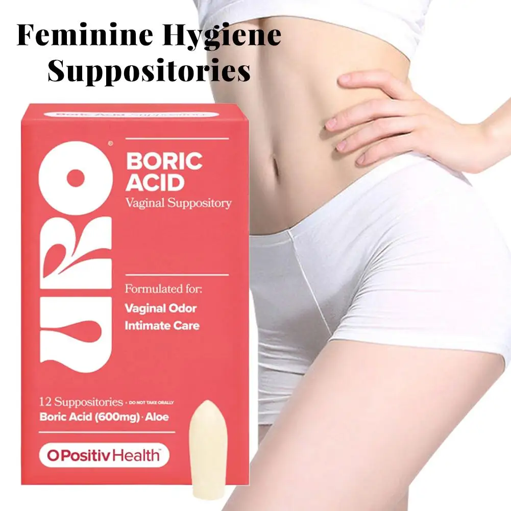 

Urinary Health - 12 Suppositories Are Rich in Lactic Acid and Aloe Essence to Gently Remove Vaginal Odor Women's Body Care