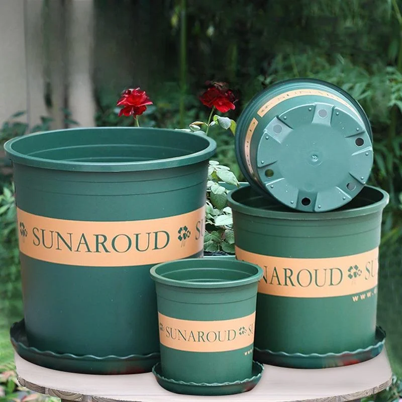

Thiened Plastic Gardening Pots for Seedling Cultivation Home Use Large Diameter Gallon Flower Pots for Balcony Living Room