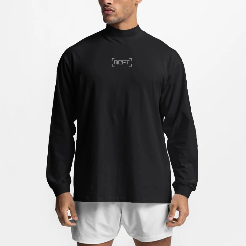 Autumn Fashion Knitted T-shirt Mens Long Sleeve Vertical Stripes Casual Stretch Slim Fitness Clothing Spring Pullovers  clothing
