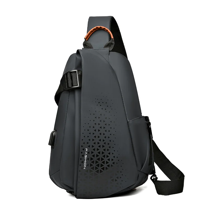 -Bolso de mensajero funcional para hombre, mochila de gran capacidad, nuevo bolso de pecho multifuncional, bolso de hombro para motocicleta