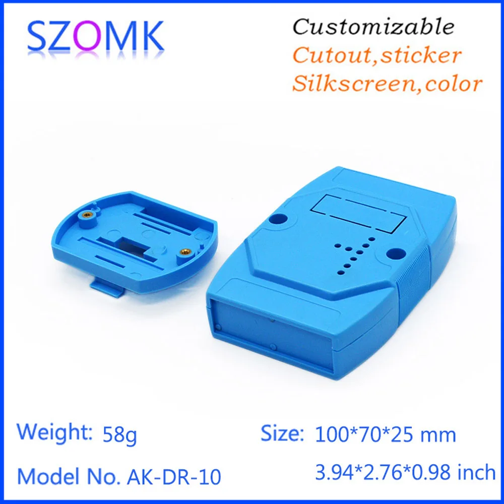 Imagem -02 - Din Rail Junction Box para Eletronics Design Caixas de Projeto Elétrico Adam Module Gabinete Plcc 10 Pcs