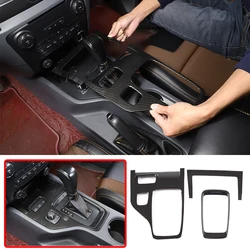 ABS Carbon Fiber for Ford Ranger 2015-2022 Center Console Gear Shift Panel Cover Trim Frame Stickers Car Interior Accessories