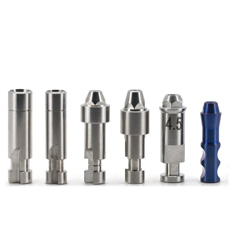 1 Pcs Dental Implant Accessories Healing Abutment Screw Single Tooth Healing Cap Transfer Coping Analog Dental Restoration Tools