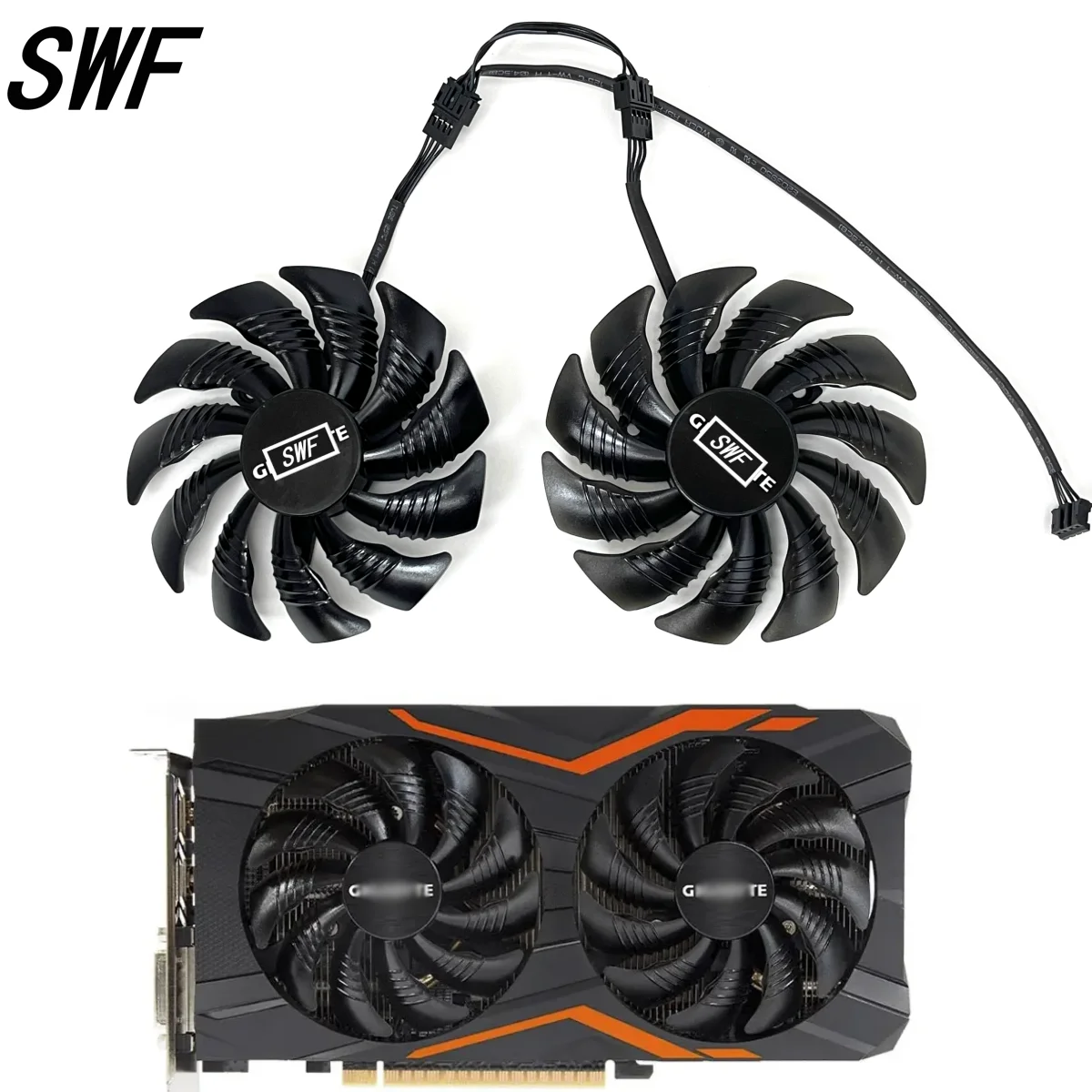 

New 88MM PLD09210S12HH T129215SU 4Pin Cooler Fan For Gigabyte GeForce GTX1060 1070 GTX 1050ti GTX 960 RX570 RX470 Graphics Card