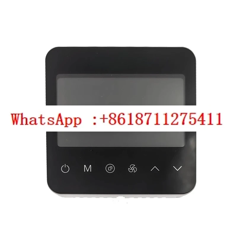 

T9200 fan coil touch LCD thermostat, three-speed fan ECM fan adjustment universal 86 boxes