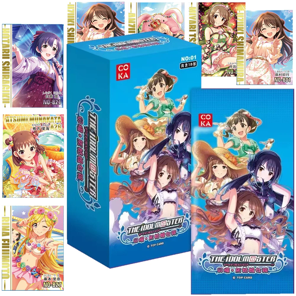 

THE IDOLM@STER Collection Card For Children An Attractive Sunny Girl Kohinata Miho Saori Ouyama Limited Game Card Table Gifts