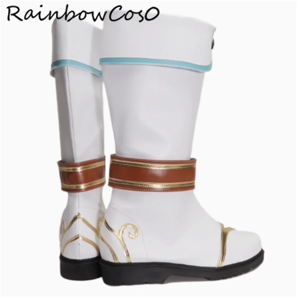 Xiao Genshin Impact Cosplay Schuhe Stiefel Spiel Anime Party Halloween RainbowCos0 W4936