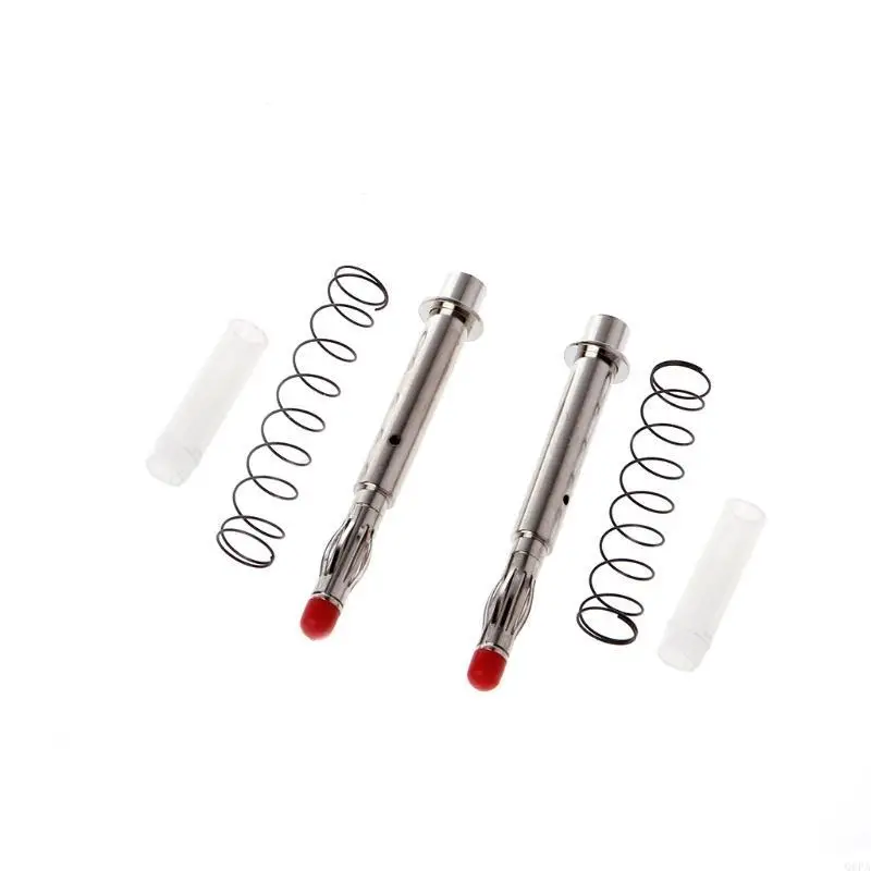 Q6PA 10 Pcs 4mm Male Retractable Sheath Stackable Banana Plug Wire Solder Connector