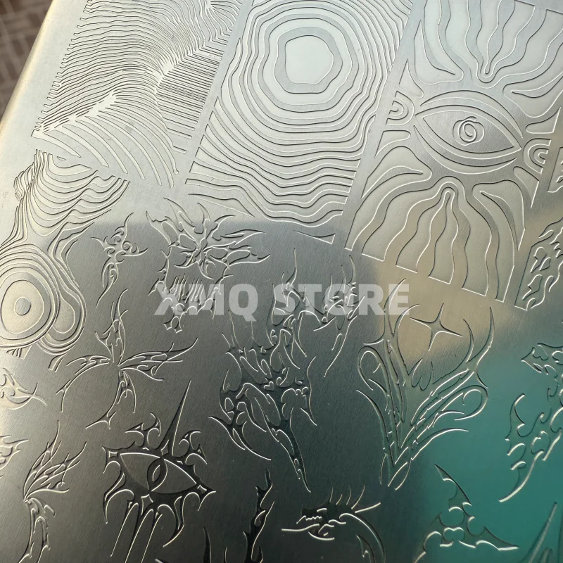 XMQ NAIL ART STAMPING PLATES GOTHIC STYLE IMAGEPLATES COOL TEMPLATE – Detail 1