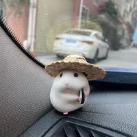 Car Decoration Hamster Car Accessories New Console Cute Doll Car Interior Pendant   Decoration  Cool  Decoration Accesories