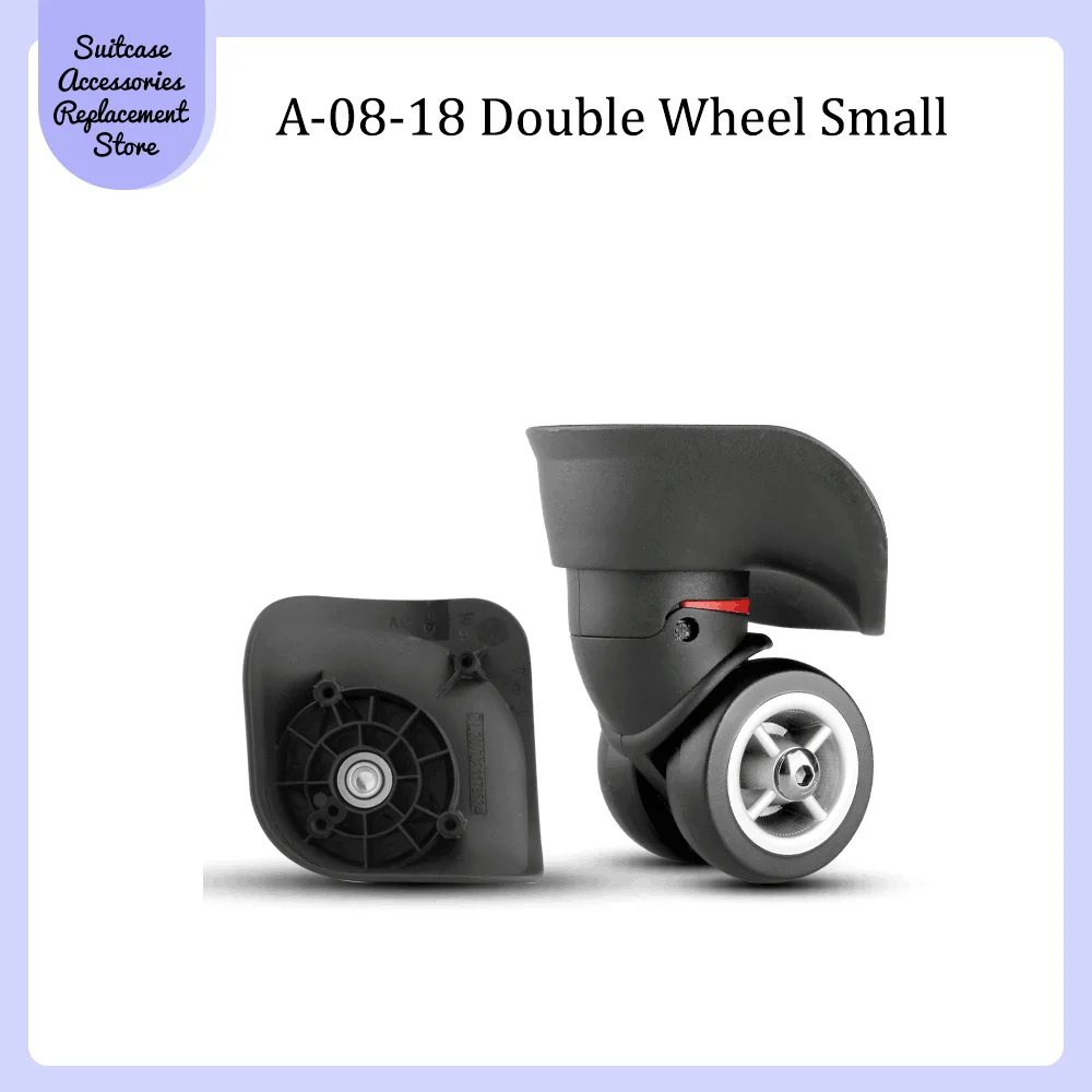 For SWISSGEAR A-08-18 Universal Wheel Replacement Suitcase Smooth Silent Shock Absorbing Duarble Double Wheel Accessories Wheels