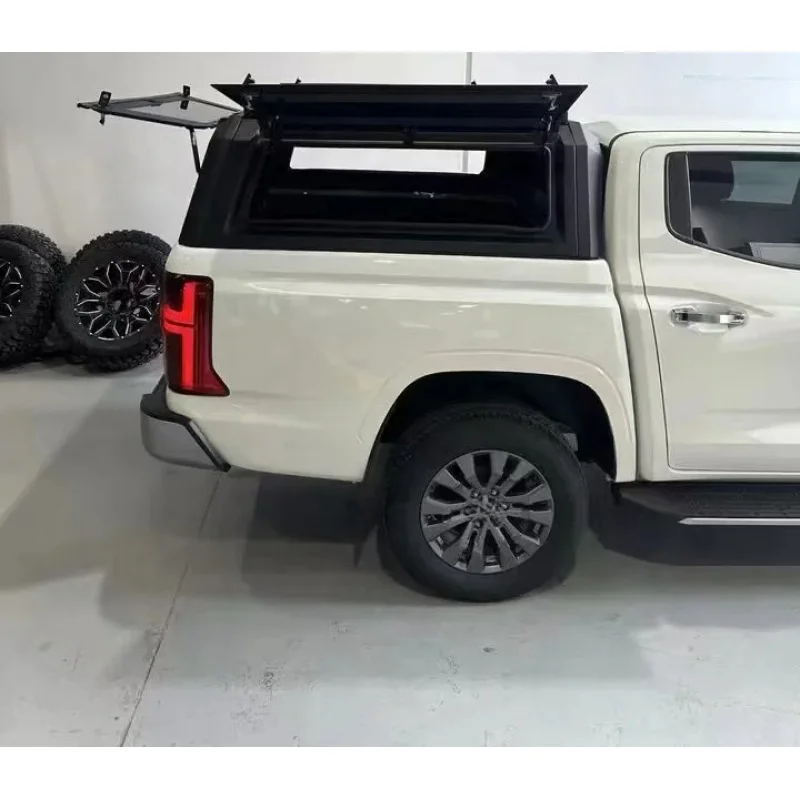 

High QualitOverlanding Canopy Heavy-Duty Steel Bed Cap for Ranger Roof Rack Ready Camping&Off-Road Truck Camper Shell