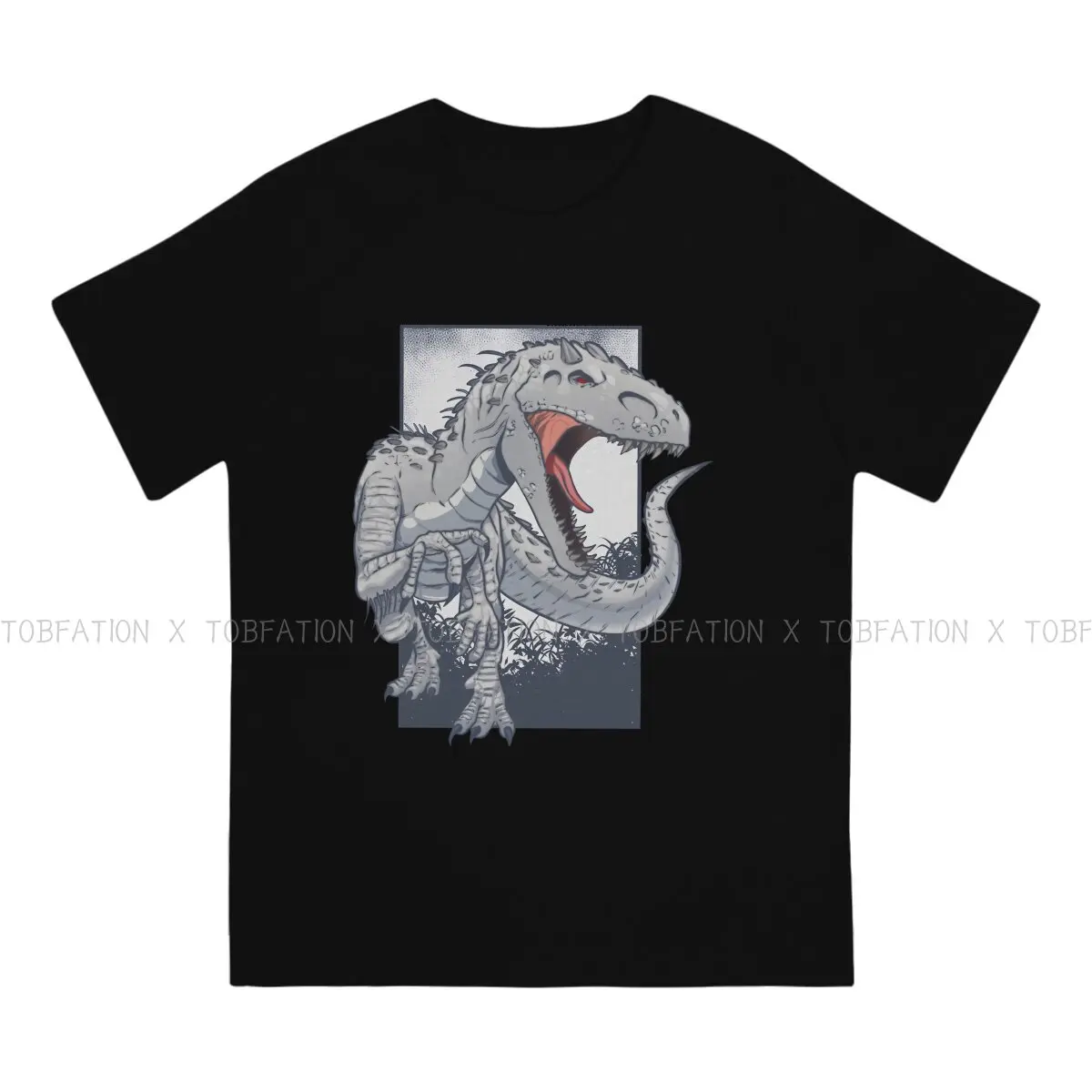 Jurassic Park Dinosaurs Film Man TShirt Indominus Rex  Individuality T Shirt Harajuku Sweatshirts New Trend