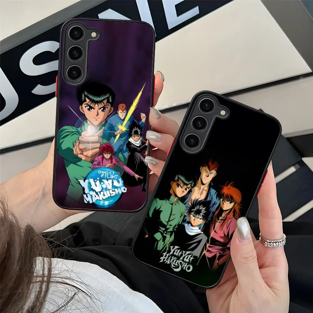 Anime Yu Yu Hakusho Phone Case for Samsung Galaxy S26 S25 S24 S23 S22 S21 Plus FE Ultra Skin Feel Shockproof Cover